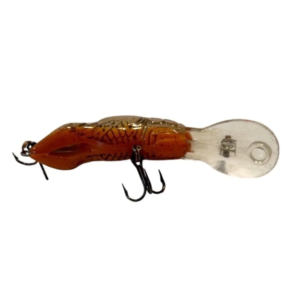 Rebel Wee-Crawfish Deep Diving Crankbait Orange Brown Fishing Lure 2 Inch